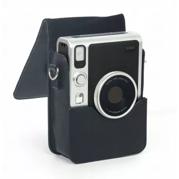 LOVEINSTANT Case Cover Bag für Fujifilm Instax Mini Evo Schwarz / Vertikal
