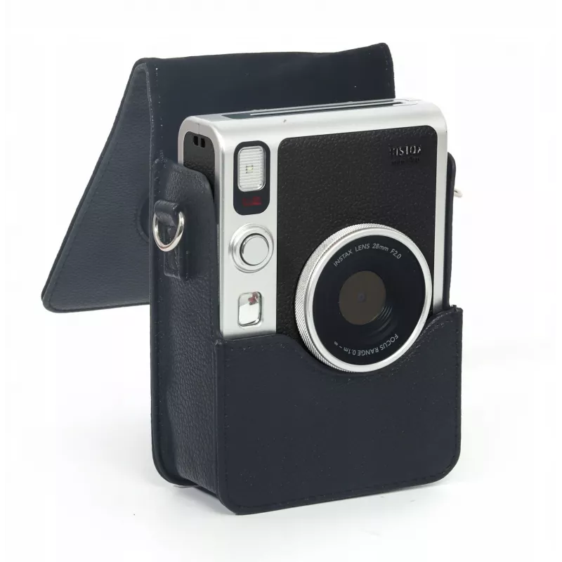 LOVEINSTANT Case Cover Bag für Fujifilm Instax Mini Evo Schwarz / Vertikal