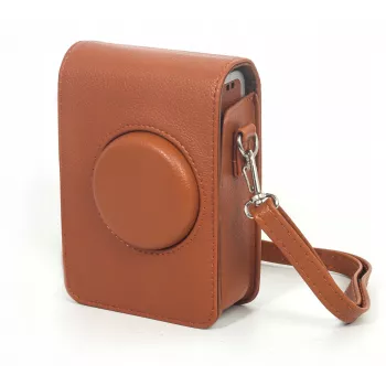 LOVEINSTANT Schutzhülle für Fujifilm Instax Mini Evo - Braun (Vertikal)