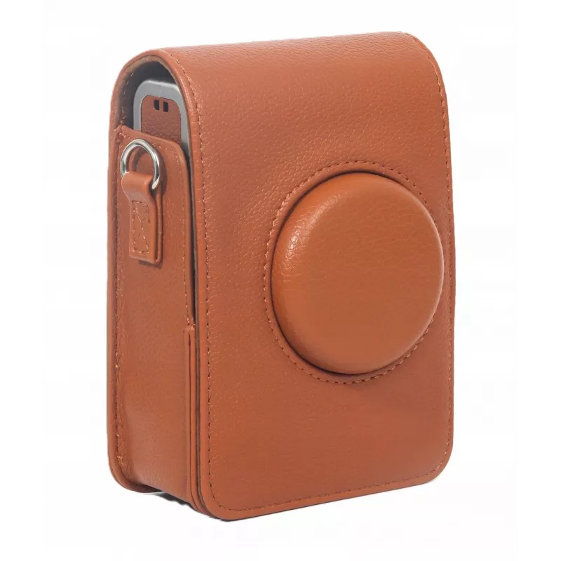 LOVEINSTANT Schutzhülle für Fujifilm Instax Mini Evo - Braun (Vertikal)