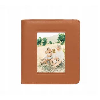 LOVEINSTANT Fotoalbum für Fotos 10x15 cm, 160 Fotos, Braun