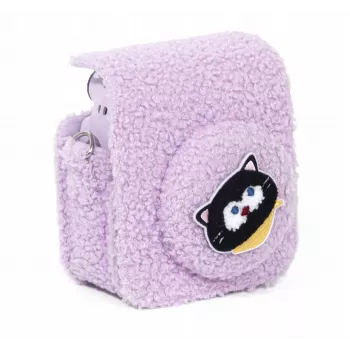 LOVEINSTANT Plush Kitten Case für Fujifilm Instax Mini 12 - Lila