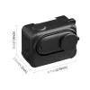 PULUZ Silikon-Schutzhülle mit Objektivdeckel für Insta360 GO 3 / GO 3S - Schwarz (PU772B)