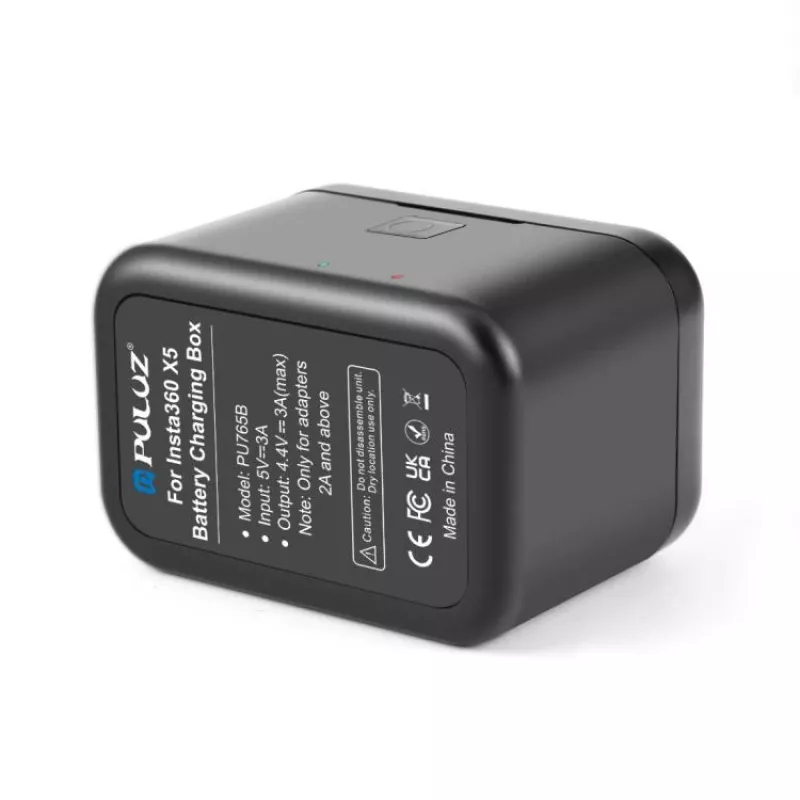PULUZ PU765B Dual-USB-Akku-Ladegerät für Insta360 X5