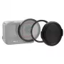 PULUZ 3-in-1 UV Filter Adapter Kit 52mm Lens Cap für Insta360 Ace Pro 2 / PU770B
