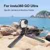 PULUZ Rahmenhalterung Schutzhülle für Insta360 GO Ultra, 1/4 inch Stativbefestigung, Schwarz