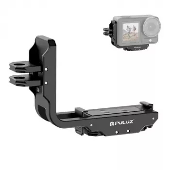 PULUZ PU768B Cage Rail für DJI Osmo Action 5 Pro / 4, horizontal und vertikal