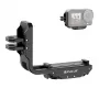 PULUZ PU768B Cage Rail für DJI Osmo Action 5 Pro / 4, horizontal und vertikal