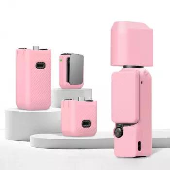 PULUZ 6-in-1 Schutzkoffer-Set für DJI Osmo Pocket 3 - Pink TPU/PU