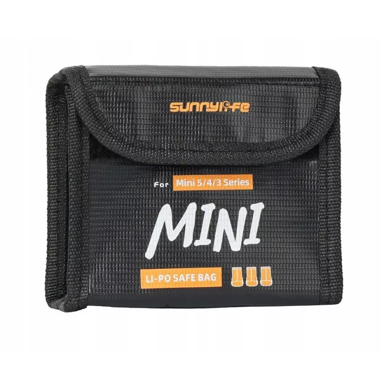 SUNNYLIFE Fireproof Battery Storage Case für 3x DJI Mini 5/4/3 Pro Mini 3 Akkus N5p-dc085-3