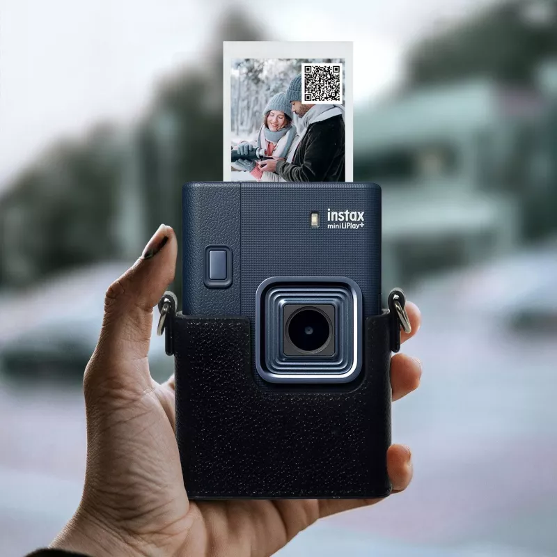 LOVEINSTANT Schutzhülle für Fujifilm Instax Mini LiPlay+, Navy Blue