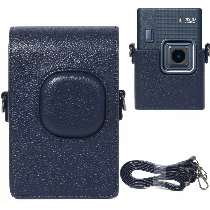 LOVEINSTANT Schutzhülle für Fujifilm Instax Mini LiPlay+, Navy Blue