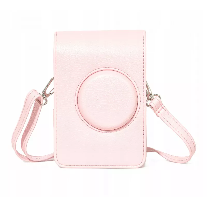 LOVEINSTANT Case Pouch Bag Cover für Fujifilm Instax Mini Evo Pink Vertikal