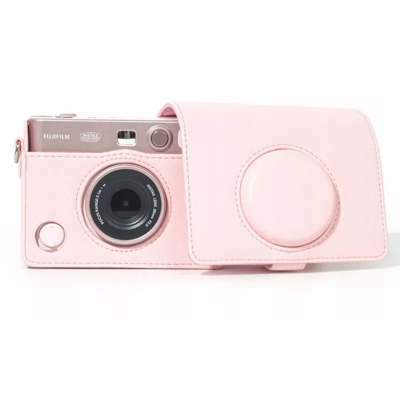 LOVEINSTANT Protective Case Bag for Fujifilm Instax Mini Evo - Pink / Horizontal
