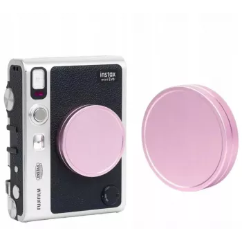 LOVEINSTANT Schutzkappe für Objektiv für Fujifilm Instax Mini Evo - Pink