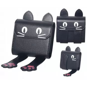 LOVEINSTANT Tasche für Instax Square Mini Fotos, passend für Fuji SQ1 SQ6 99 41 40 12 11, Black Cat