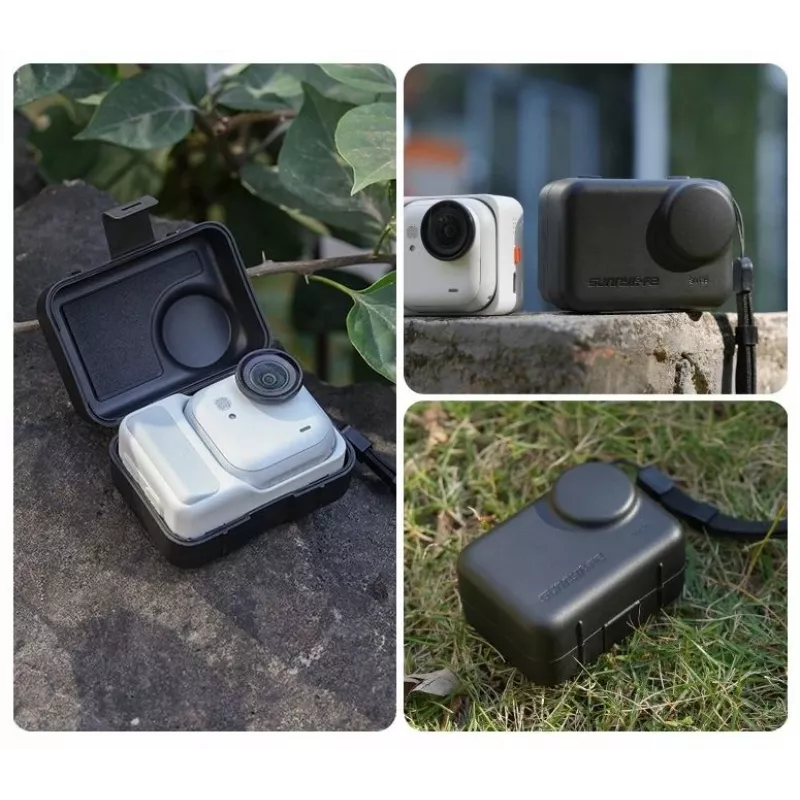 SUNNYLIFE Hartschalenetui für Insta360 GO Ultra Kamera - Schwarz (GU-SN135-D)