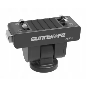 SUNNYLIFE Magnetic Quick Release Mount mit 1/4 Zoll Schraube für Insta360 X4, X3, Ace Pro und mehr - Schwarz (AD136-D)