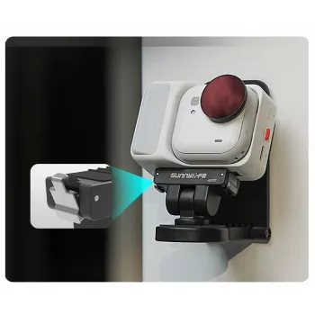 SUNNYLIFE Magnetic Quick Release Mount mit 1/4 Zoll Gewinde für Insta360 GO Ultra / GU-AD137-D