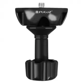 PULUZ 75mm Bowl Tripod Adapter mit 1/4 Zoll und 3/8 Zoll Gewinde, Schwarz (PU3503)