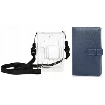 LOVEINSTANT Case und Fotoalbum für Fujifilm Instax Mini LiPlay - Schwarz