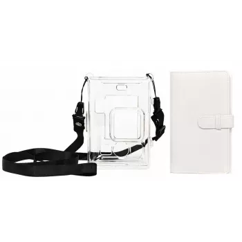 LOVEINSTANT Case und Fotoalbum für Fuji Instax Mini LiPlay – Schwarz