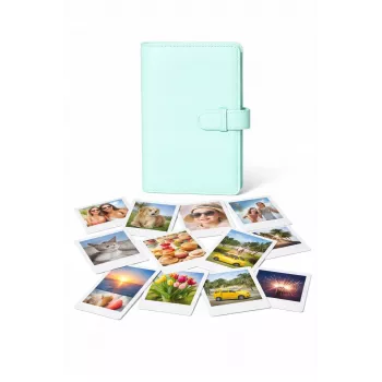 LOVEINSTANT Fotoalbum 108 Fotos für Fuji Instax Mini 13 12 11 40 41 99 Evo Link / Grün