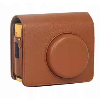 LOVEINSTANT Case Cover Pouch für Kodak Mini Shot 3 Era MS300 Sofortbildkamera - Braun