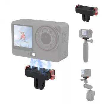 PULUZ Magnetischer Schnellspann-Montageadapter für DJI Osmo Action 6 / Nano / GoPro Halterung PU1070B