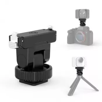 PULUZ Magnetic Quick Release Mount mit 1/4 Zoll Schraube und Kaltgeräteschuh-Adapter für Insta360 GO Ultra, Action-Kameras - PU1073B
