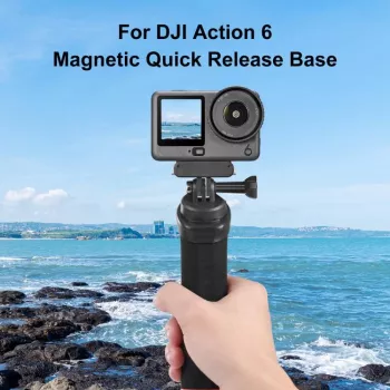 PULUZ Magnetic Quick Release Mount mit GoPro-Halterung für DJI Osmo Action 6 / Nano / Puluz / PU1079B