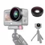 PULUZ Weitwinkelobjektiv FOV Boost 185° für DJI Osmo Action 6 / HD-Glas / PU1103