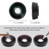 PULUZ Weitwinkelobjektiv FOV Boost 185° für DJI Osmo Action 6 / HD-Glas / PU1103