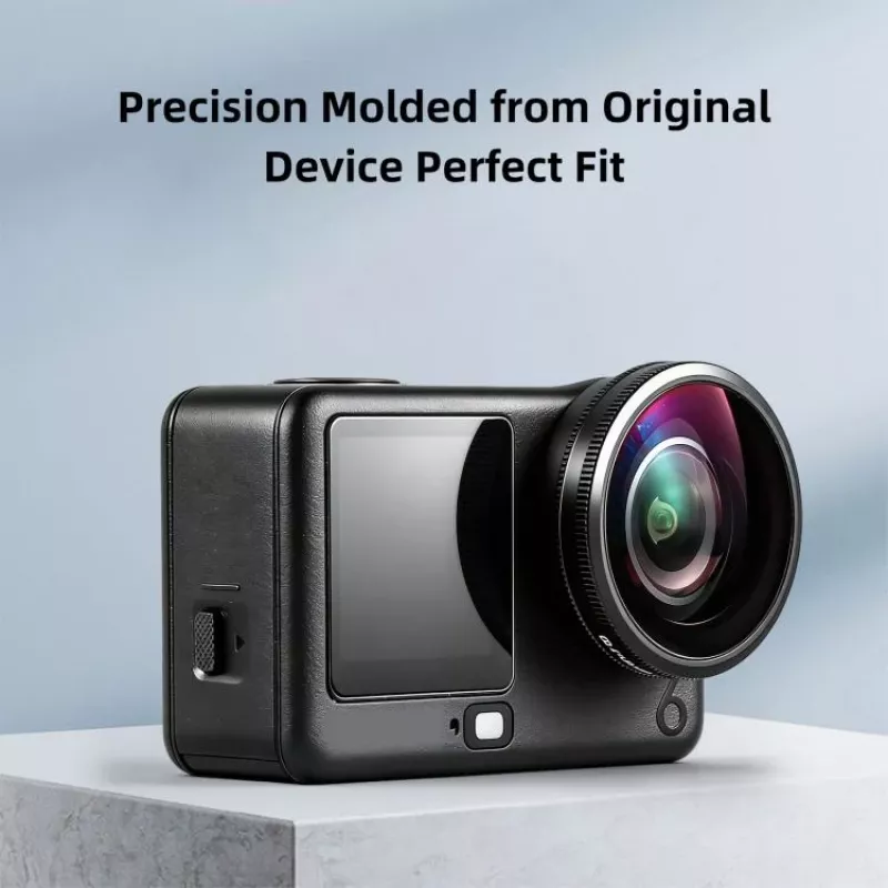 PULUZ Weitwinkelobjektiv FOV Boost 185° für DJI Osmo Action 6 / HD-Glas / PU1103