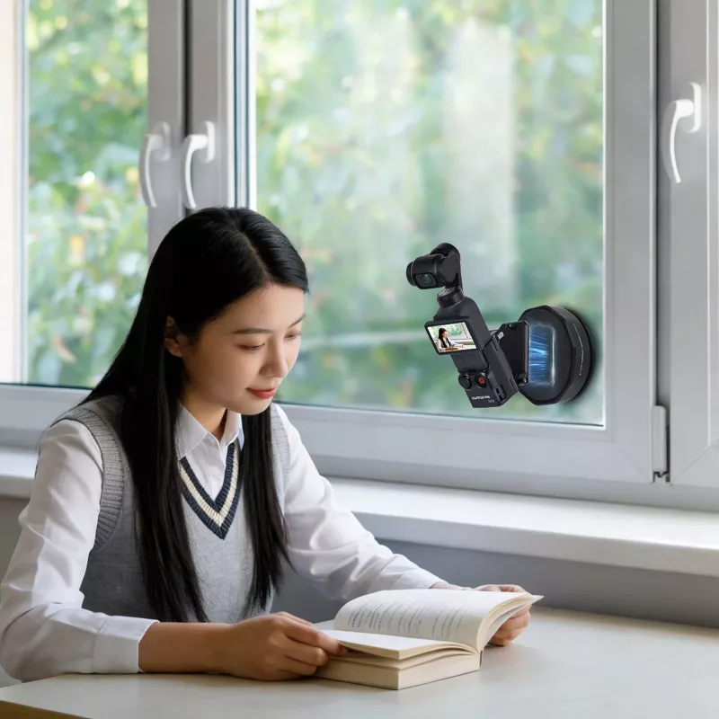SUNNYLIFE Magnetic Mount Adapter Stand for DJI Osmo Pocket 4 - Black