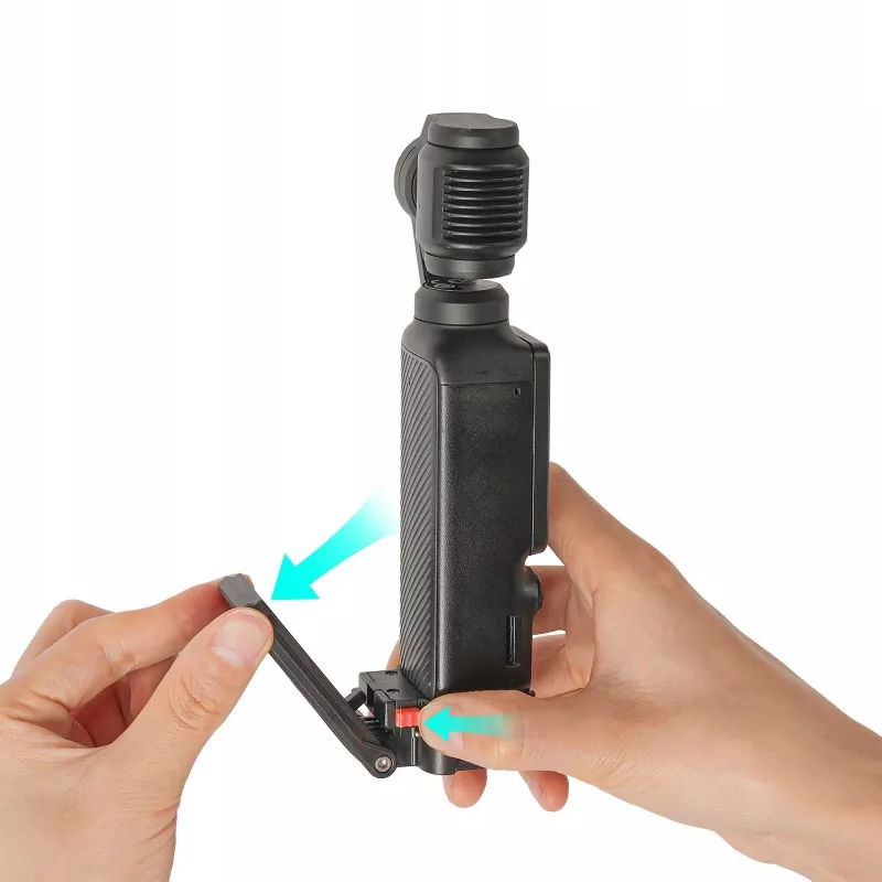 SUNNYLIFE Magnetic Mount Adapter 1/4 inch für DJI Osmo Pocket 3 - Schwarz