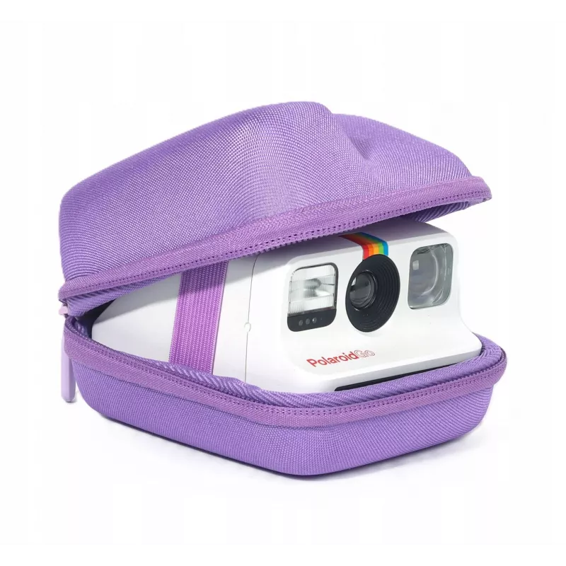 LOVEINSTANT Hartschalen-EVA-Kameratasche für Polaroid Go - Lila