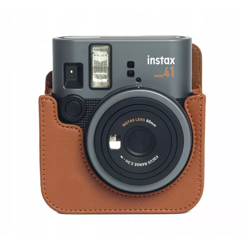 LOVEINSTANT Case für Fujifilm Instax Mini 41 Kamera, Braun