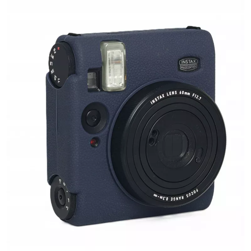 LOVEINSTANT Silikon-Schutzhülle für Fujifilm Instax Mini 99 - Marineblau