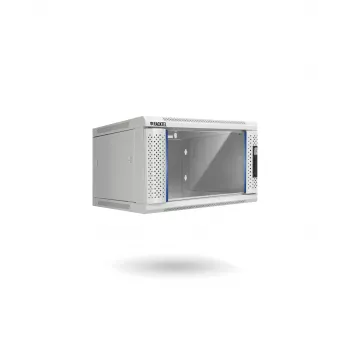 RACKTEL RL-6606WR-G 6U Wandmontage-Netzwerkschrank 600x600mm Flat-Pack Grau