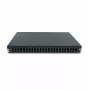RACKTEL RL-PFWDPX24 24-Port SC Duplex Fiber Optic Patch Panel, 1U, Black