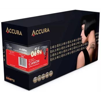 Accura Tonerpatrone Canon CRG-069H (5098C002) Ersatz XL Hohe Kapazität Schwarz