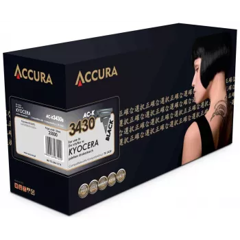 Accura Kompatible Tonerkartusche für Kyocera TK-3430 Schwarz (12.500 Seiten)