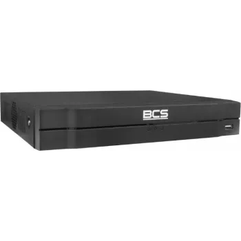 BCS 8-Kanal 4K PoE Netzwerk-Videorekorder NVR, 8 PoE-Ports, H.265+, 1 SATA HDD-Einschub, BCS-L-NVR0801-4KE-8P(2L)