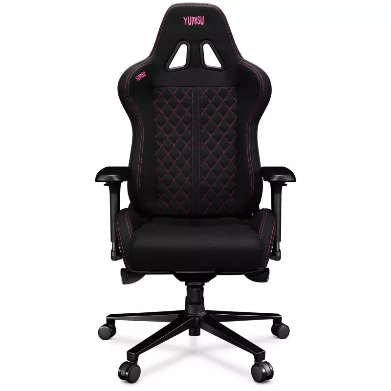 Yumisu 2050 Magnetic Bürostuhl, Stoff, Schwarz/Pink