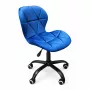 EXTRALINK Bürostuhl Samt Blau