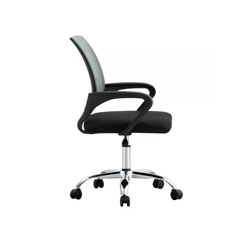 Extralink Home Swivel Office Chair mit Mesh-Rückenlehne, Schwarz