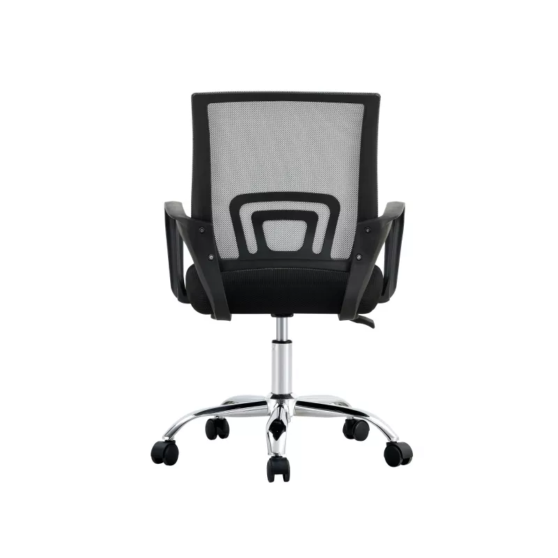 Extralink Home Swivel Office Chair mit Mesh-Rückenlehne, Schwarz