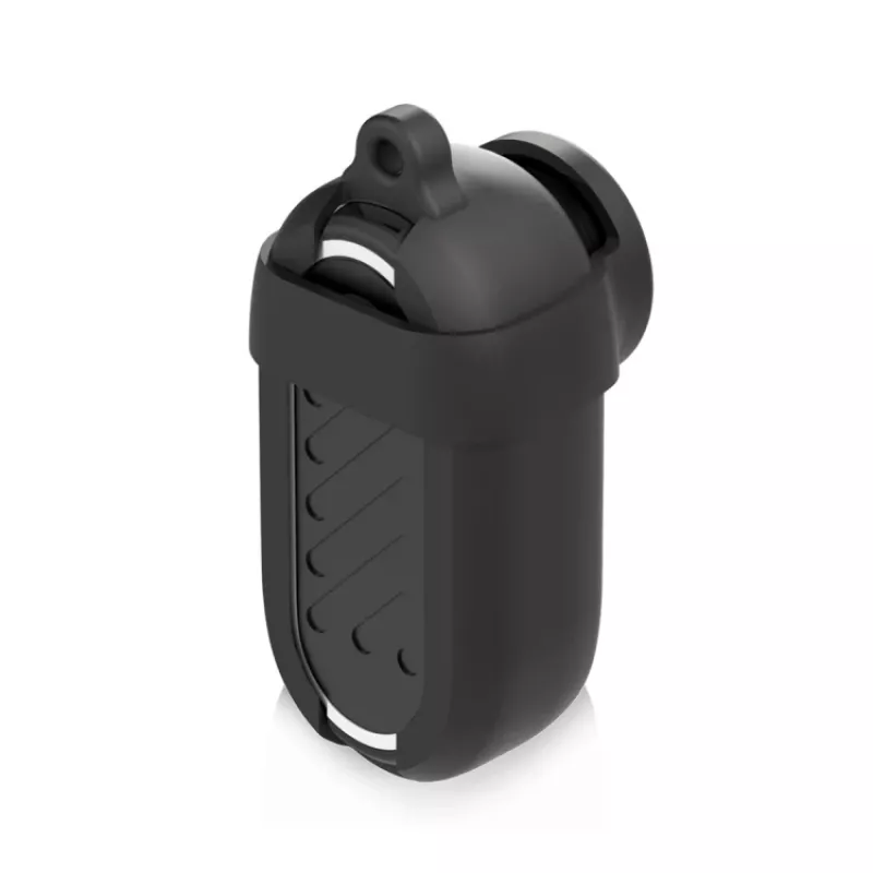 PULUZ Silikon-Schutzhülle mit Objektivabdeckung für Insta360 GO 3 – Schwarz