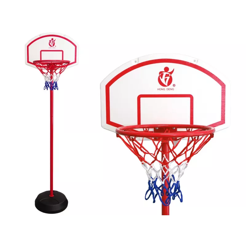 LEAN TOYS Verstellbarer Basketballkorb für Kinder Garten Ballkorb
